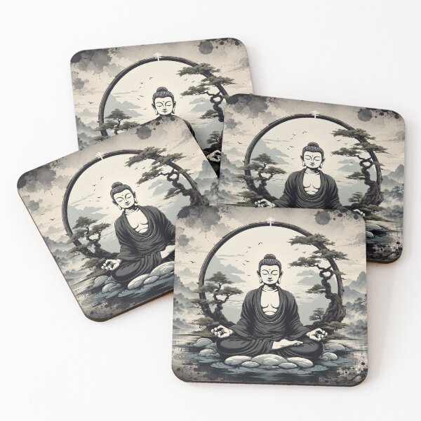 Item preview, Stillness Within: Buddha Meditation designed and sold by Fei Long Design Hub.