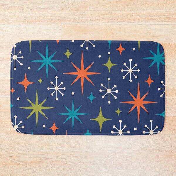 Artikelvorschau, Retro Mid Century Modern Atomic Starburst Pattern entworfen und verkauft von tonymagnerart.