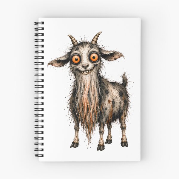 Item preview, Quirky Zombie Animals Goat designed and sold by Eiwaprints.