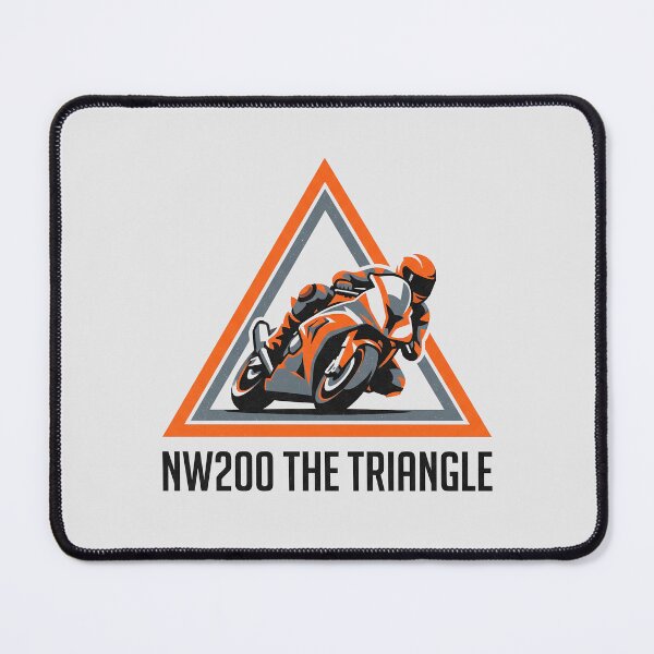 Item preview, NW200 The Triangle Irish Road Racing Superbike Orange Emblem designed and sold by KiwiRider.