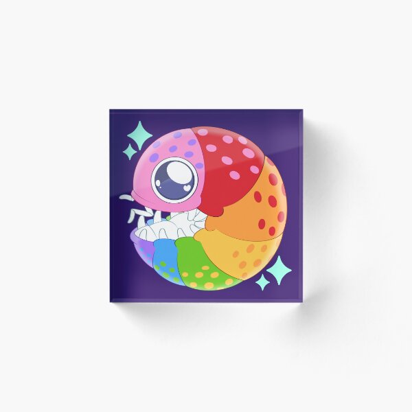 Item preview, Rainbow isopod designed and sold by squishyenby.