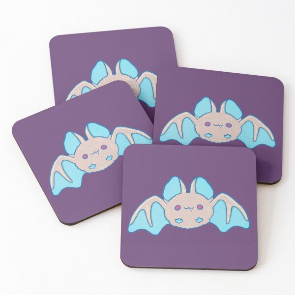 Item preview, Chunky Cute Bat | Pastel Kawaii Bat Art designed and sold by Whimsy Moth .