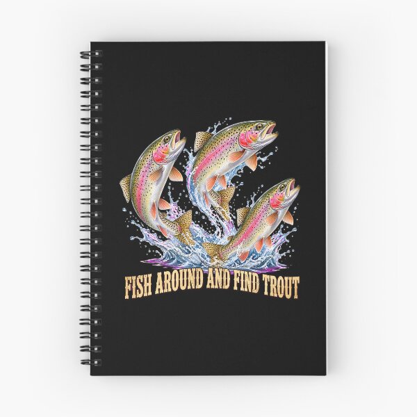 Item preview, Trout Fishing Retro Funny Design for Anglers and Fishermen T-Shirt designed and sold by Teetreasure2.