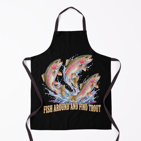 Item preview, Trout Fishing Retro Funny Design for Anglers and Fishermen T-Shirt designed and sold by Teetreasure2.
