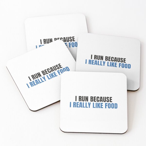 Item preview, I Run Because I Like Food - Funny Runner Shirt designed and sold by NorrStudio.