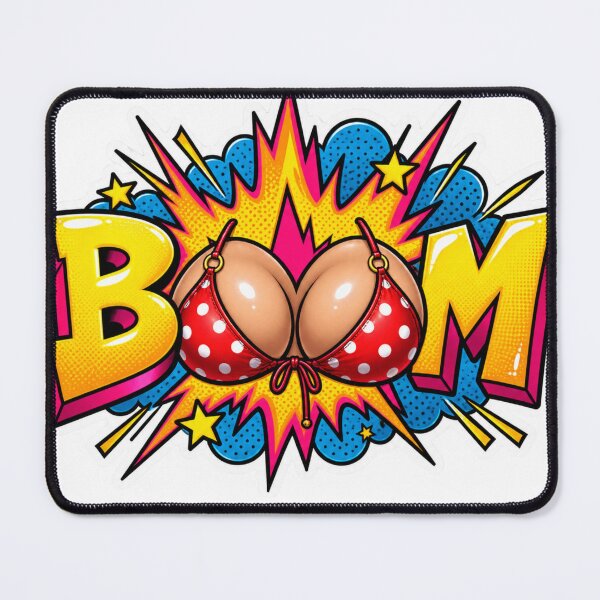 Item preview, BOOM Bikini Pop Art Comic Sticker designed and sold by Pigmentra.