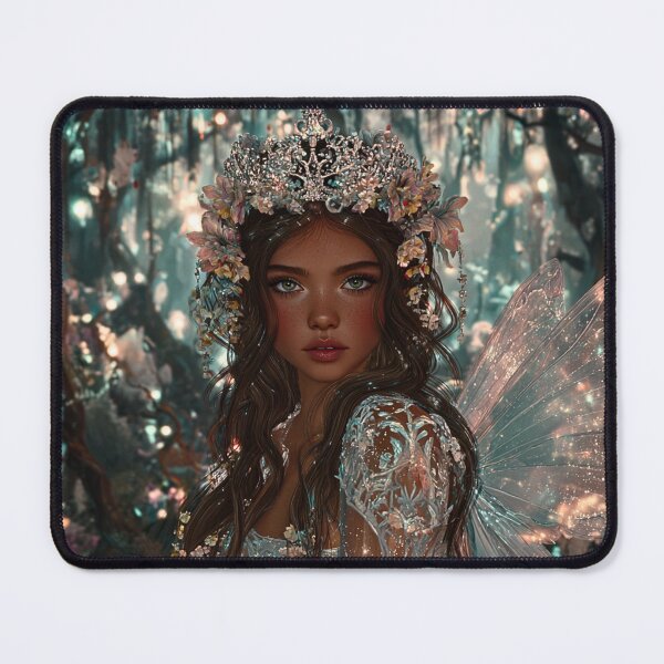 Item preview, Enchanted Fairy Princess With Crystal Tiara designed and sold by Storybook Botanica.