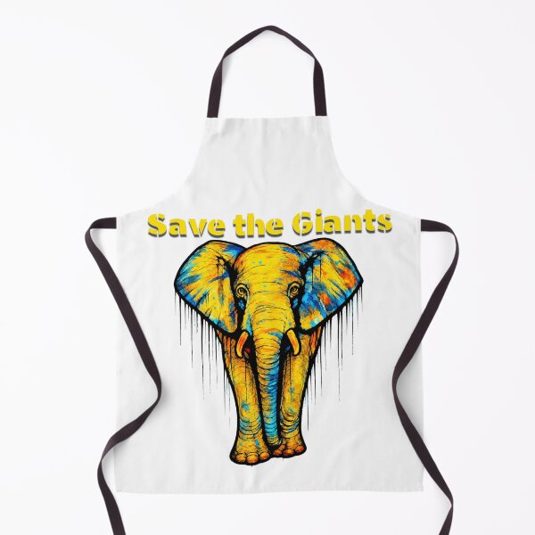 Item preview, Save Giants – Colorful Elephant Street Art designed and sold by SidneiSampaioStudio.