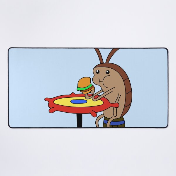 Item preview, SpongeBob SquarePants Cockroach eating a Krabby Patty designed and sold by DibujandoPorfa.