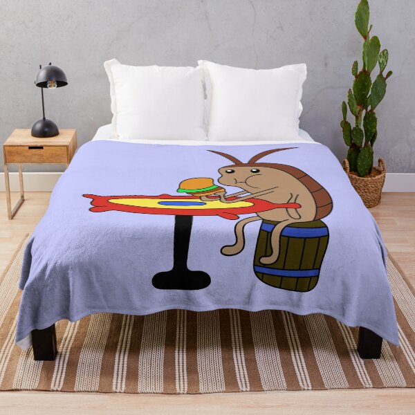 Item preview, SpongeBob SquarePants Cockroach eating a Krabby Patty designed and sold by DibujandoPorfa.