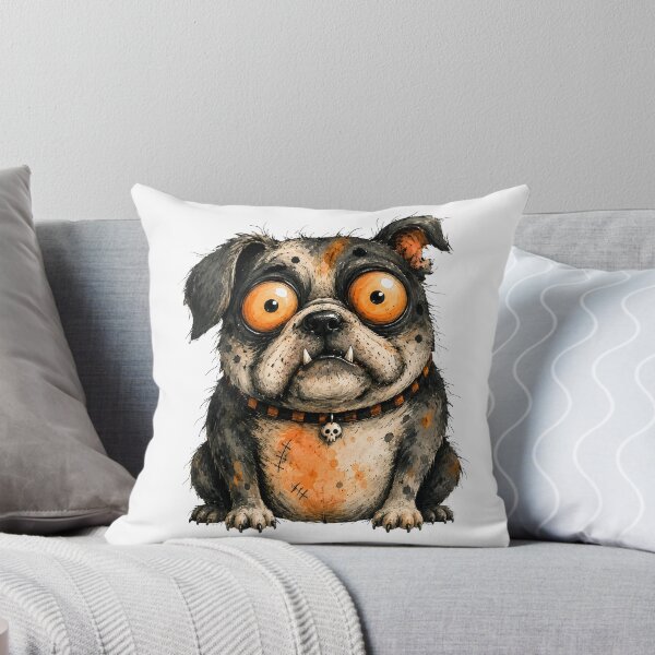 Item preview, Quirky Zombie Animals Dog designed and sold by Eiwaprints.