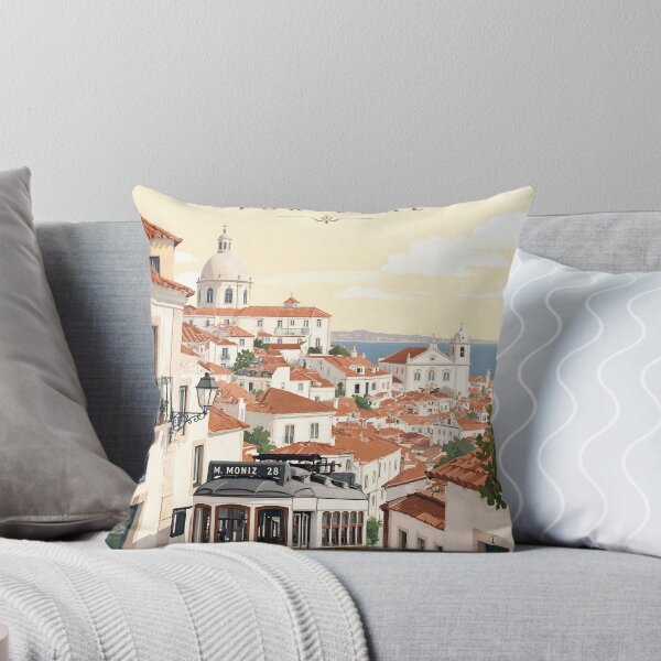 Item preview, Lisbon Portugal Minimalist Travel Poster Tram 28 designed and sold by JIGUWORLD.
