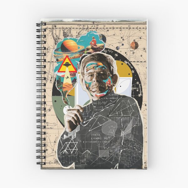 Item preview, Art Bell Paranormal Collage Portrait designed and sold by Mystikos Art.