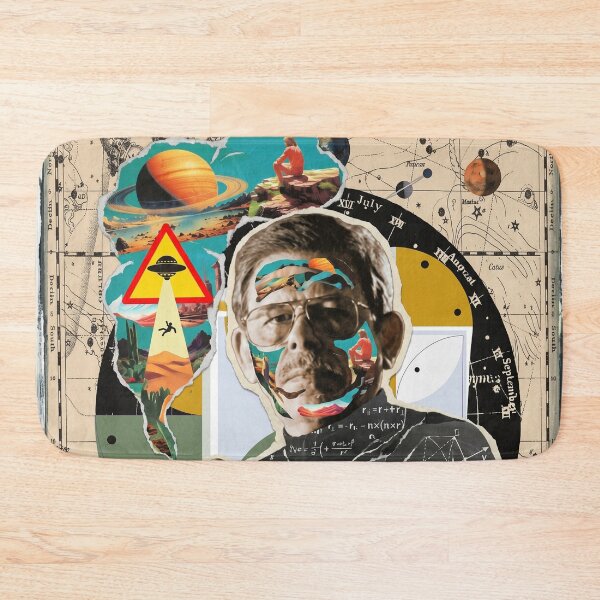 Item preview, Art Bell Paranormal Collage Portrait designed and sold by Mystikos Art.