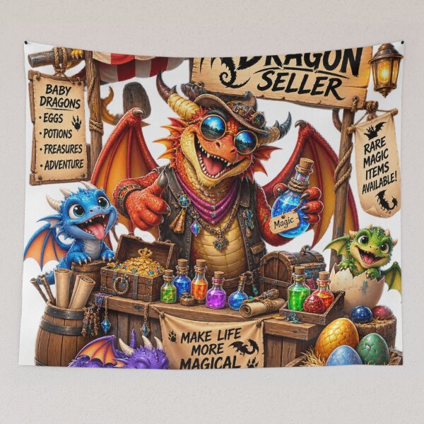 Item preview, Dragon market designed and sold by urbanshop7.