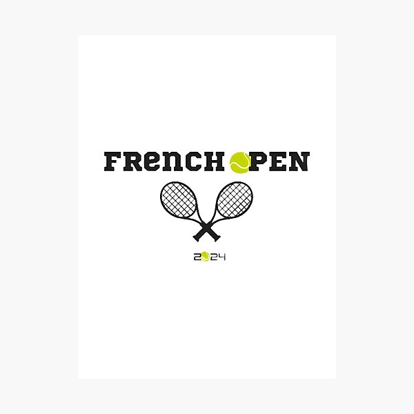 Item preview, Classic French Clay Court Tennis Artwork Vintage Paris Tournament Style | ⭐⭐⭐⭐⭐ designed and sold by Crecast.