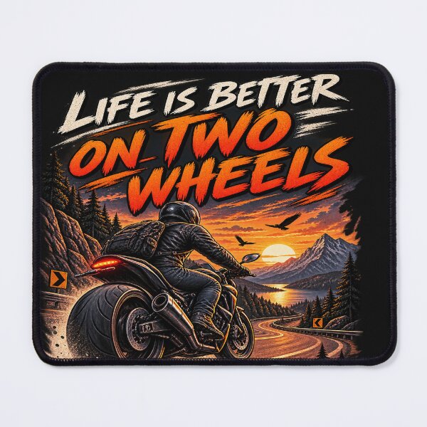 Item preview, Life Is Better on Two Wheels – Motorcycle Rider designed and sold by Lumvero.