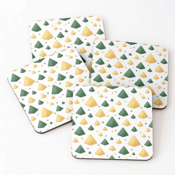 Item preview, Yellow and green triangles designed and sold by snoWorkshop.