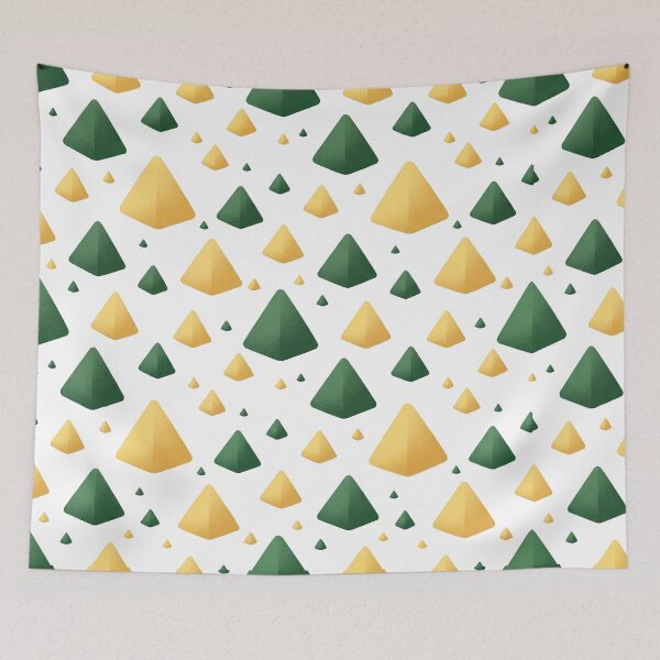 Item preview, Yellow and green triangles designed and sold by snoWorkshop.