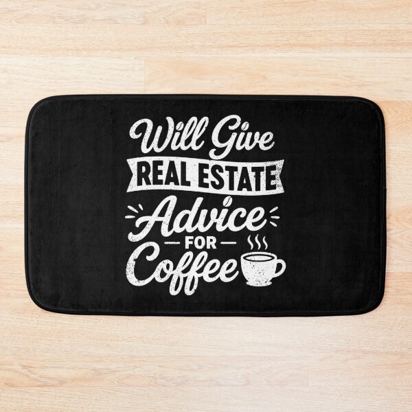 Item preview, Will Give Real Estate Advice For Coffee - Coworker Gag Gift designed and sold by gunaone-design.