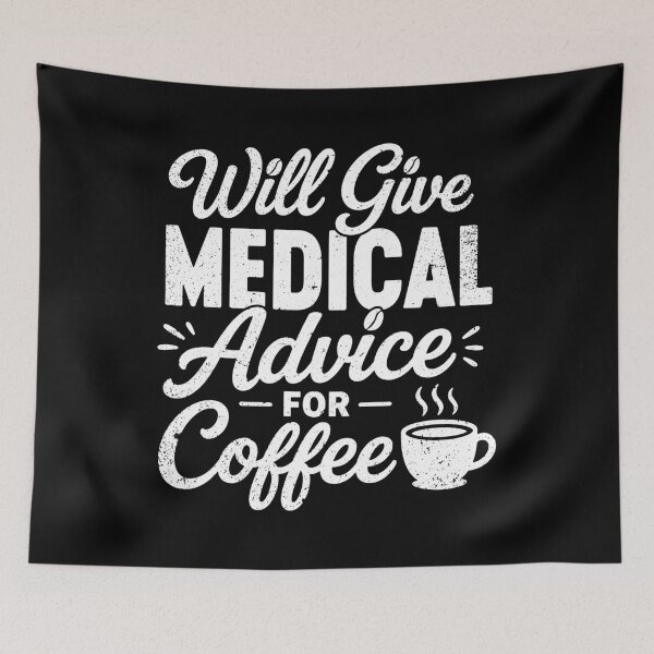 Item preview, Will Give Medical Advice for Coffee Funny Nurse Gift designed and sold by gunaone-design.