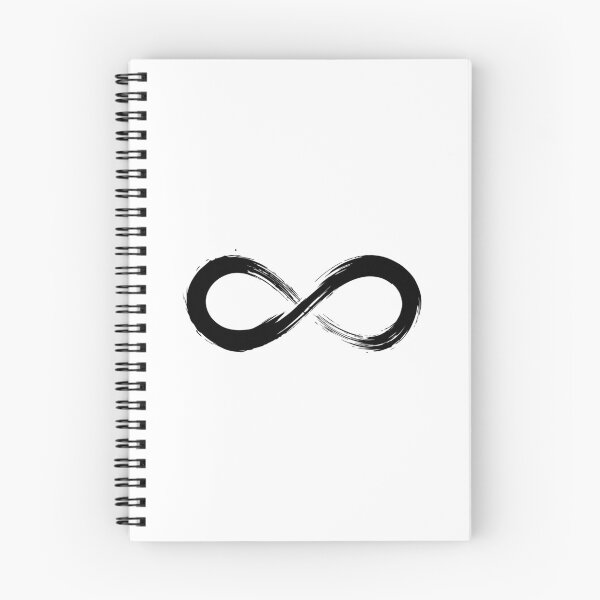 Item preview, Black Ink Infinity Symbol Brush Stroke Vector Art designed and sold by FemmePod.