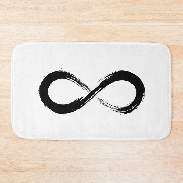 Item preview, Black Ink Infinity Symbol Brush Stroke Vector Art designed and sold by FemmePod.