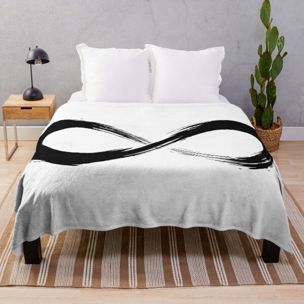 Item preview, Black Ink Infinity Symbol Brush Stroke Vector Art designed and sold by FemmePod.