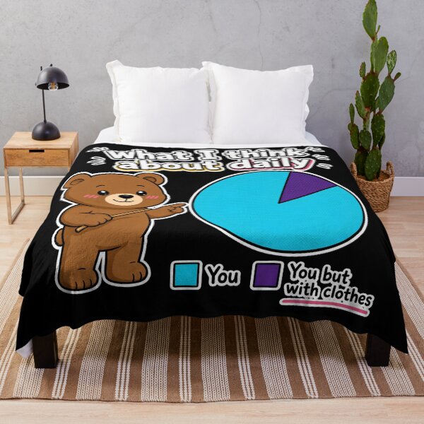 Item preview, What I Think About Daily Funny Bear Chart designed and sold by TshirtsOnline-.