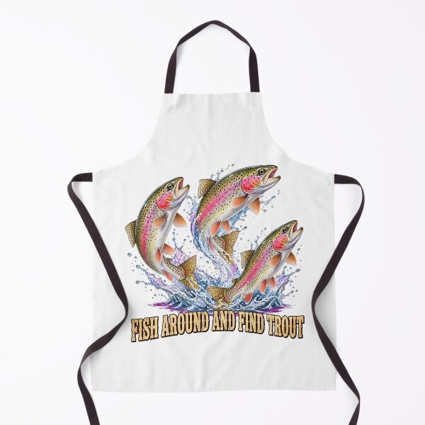 Item preview, Trout Fishing Retro Funny Design for Anglers and Fishermen T-Shirt designed and sold by Teetreasure2.