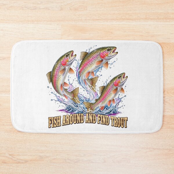 Item preview, Trout Fishing Retro Funny Design for Anglers and Fishermen T-Shirt designed and sold by Teetreasure2.