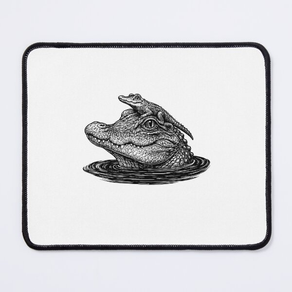 Item preview, Alligator and Baby Hatching Crocodile Animal Lover Gift designed and sold by gunaone-design.