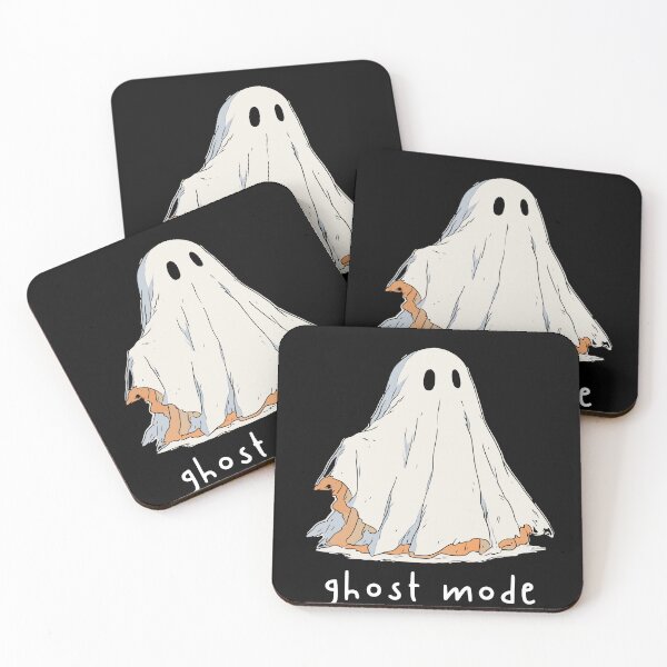 Item preview, Ghost Mode Cute Bedsheet Sheet Ghost | Funny Introvert Halloween Art designed and sold by kuwagatamushi.