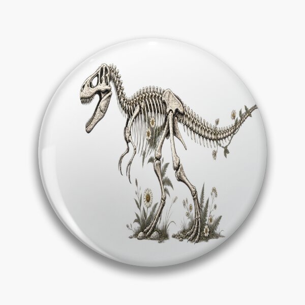 Item preview, Velociraptor Skeleton Print Essential T-Shirt designed and sold by OUICHA.