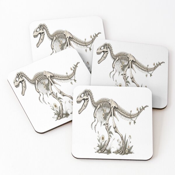 Item preview, Velociraptor Skeleton Print Essential T-Shirt designed and sold by OUICHA.