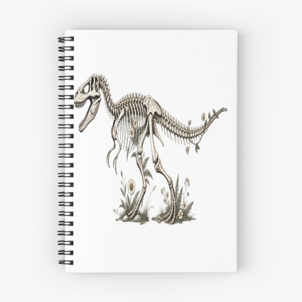 Item preview, Velociraptor Skeleton Print Essential T-Shirt designed and sold by OUICHA.