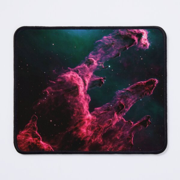 Item preview, JWST Pillars of Creation - Deep Space Art Magenta Fuchsia Teal dark designed and sold by 2sweetsDesign.