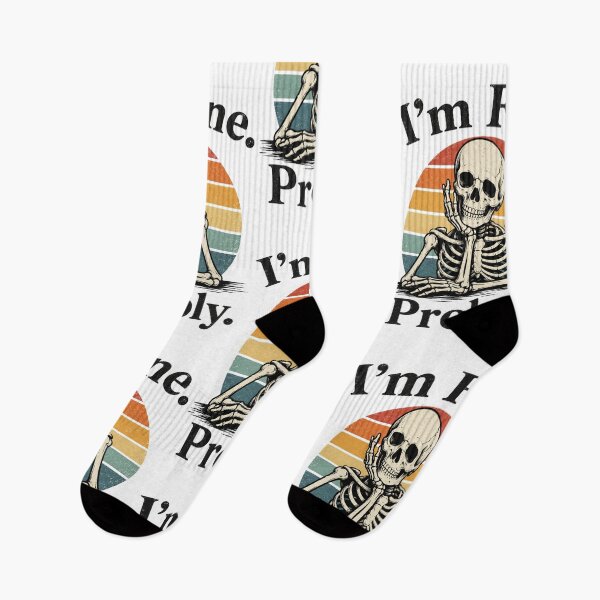 Item preview, “I’m Fine. Probably” designed and sold by SaveForMyDeposit.