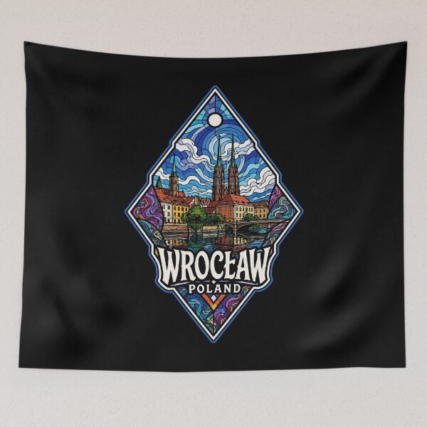 Item preview, Wroclaw City Poland Stained Glass Art designed and sold by TomFrontierArt.