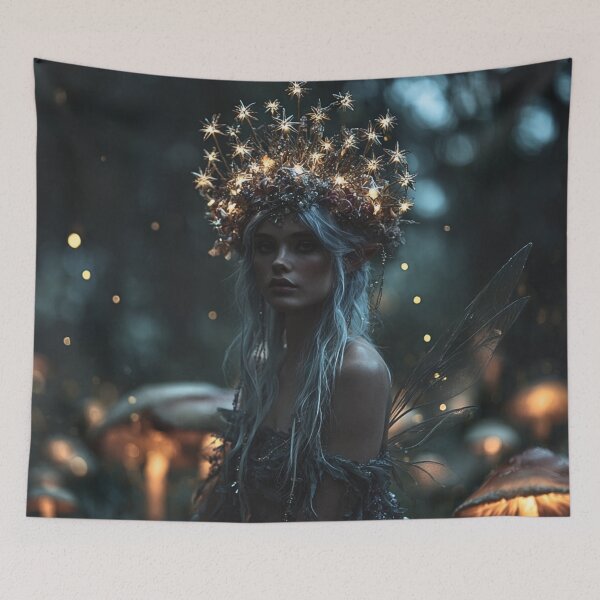 Item preview, Starlit Fairy Queen of Twilight designed and sold by Storybook Botanica.