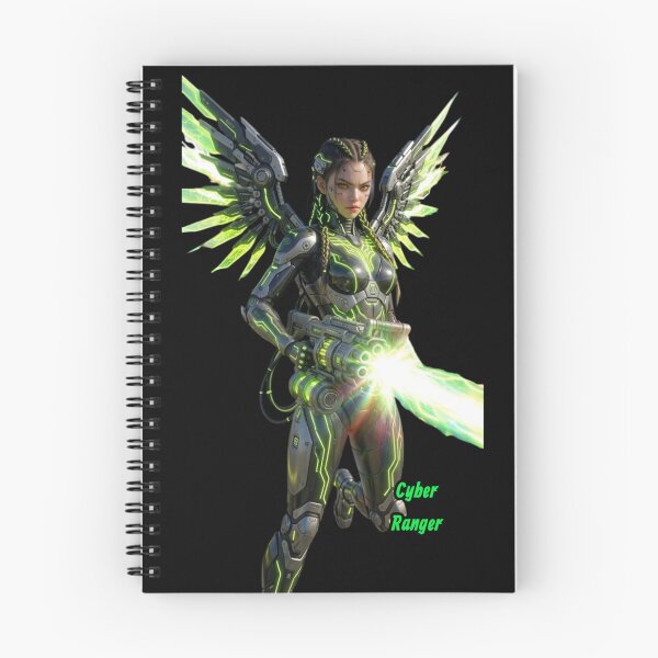 Item preview, Cyber Ranger Queen - Neon Green Sci-Fi Armor Girl designed and sold by EvolutionMerch.