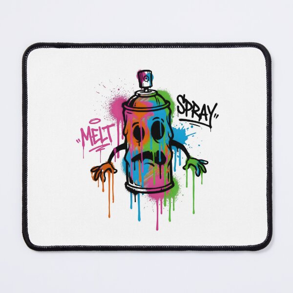 Item preview, Sad Melting Spray Can Urban Graffiti designed and sold by MarCinu Art.