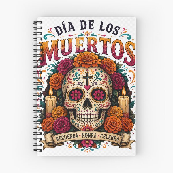 Item preview, Floral sugar skull celebration  designed and sold by urbanshop7.
