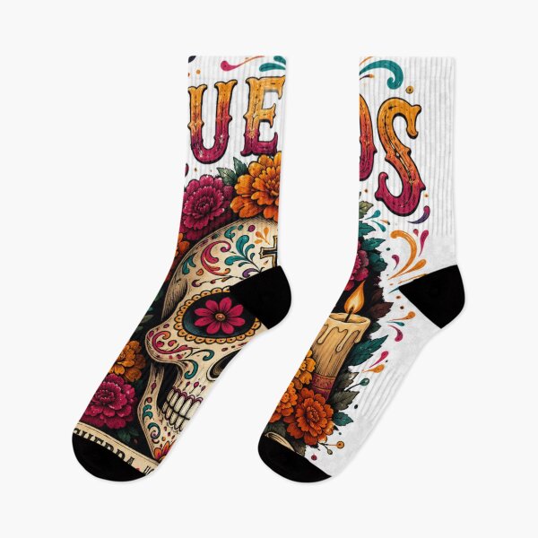Item preview, Floral sugar skull celebration  designed and sold by urbanshop7.