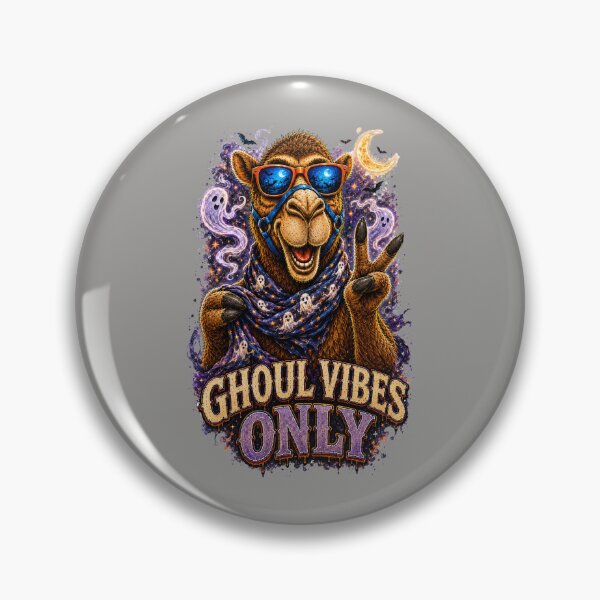 Item preview, Cool Camel Halloween Shirt – Ghoul Vibes Only Animal Gift - Cool Halloween Animal Graphic Camel T-Shirt designed and sold by Camel & Quirk.