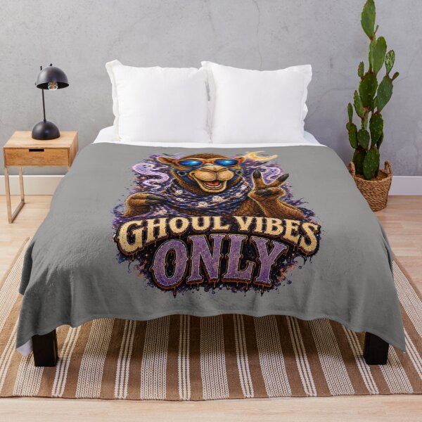 Item preview, Cool Camel Halloween Shirt – Ghoul Vibes Only Animal Gift - Cool Halloween Animal Graphic Camel T-Shirt designed and sold by Camel & Quirk.