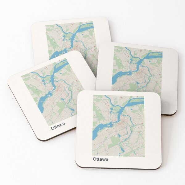 Item preview, Ottawa Minimalistic Map Art designed and sold by MapsNerd.