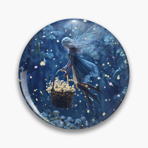 Item preview, Moonlit Fairy Gathering Glowing Forest Lights designed and sold by Storybook Botanica.