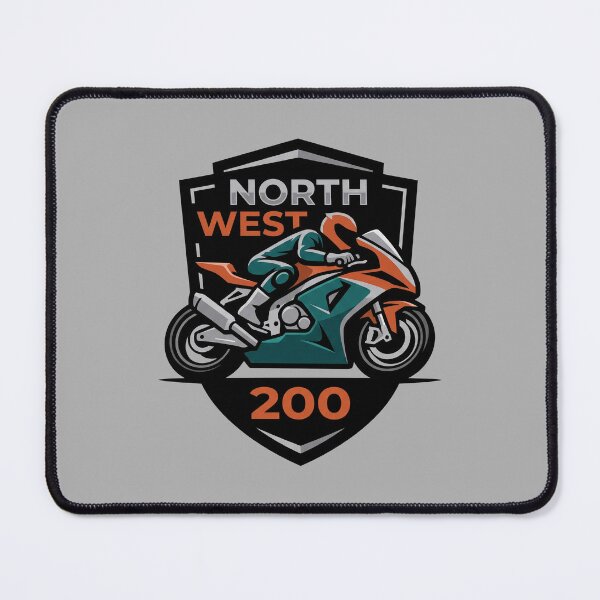 Item preview, North West 200 Irish Road Racing Superbike Shield Emblem designed and sold by KiwiRider.