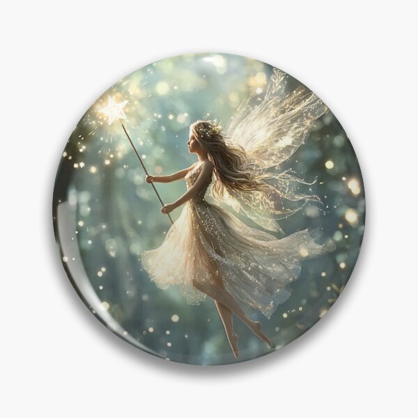 Item preview, Starlight Fairy With Magic Wand designed and sold by Storybook Botanica.